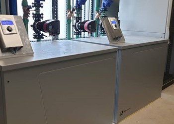Cascade warmtepomp opstelling